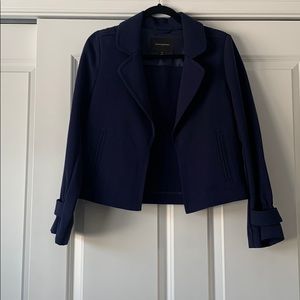 Womens Blazer-Size Small Navy Blue